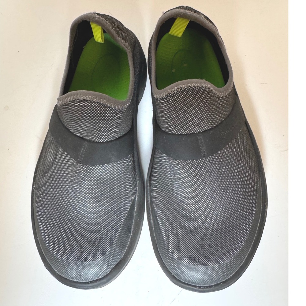 OOFOS OOmg Low Recovery Shoe Black Gray Mesh Slip On Sneakers Womens 5 EU 36 - Picture 3 of 7